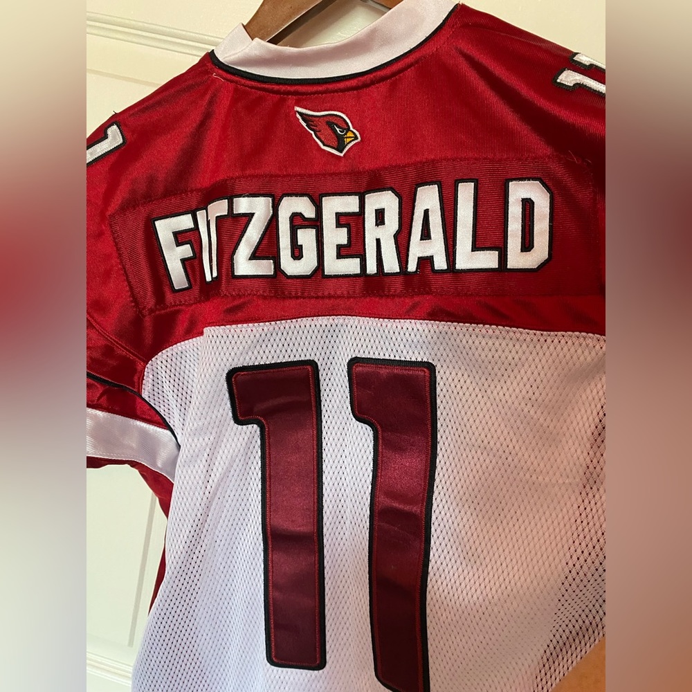 Arizona Cardinals Larry Fitzgerald Reebok NFL football jersey